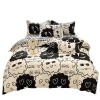 Six-piece bedding set, complete set of bedding, eight-piece quilt set with quilt core and pillow core, student quilt cover, dormitory complete set Item Picture
